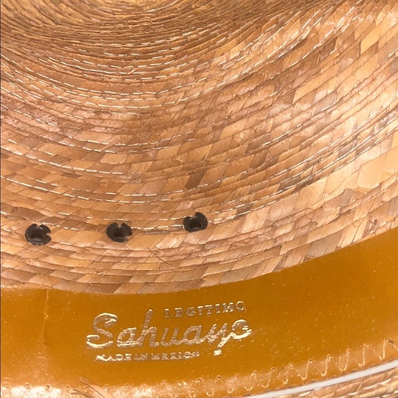 Stylish sahuayo Straw Hat with Yellow Band - Picture 3 of 4